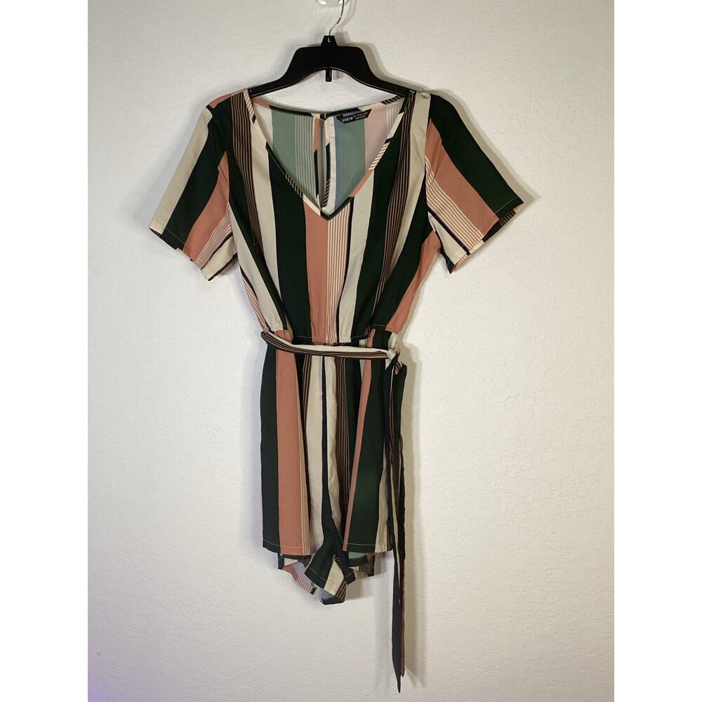 Shein Striped Skort Dress Gently Used Size Large